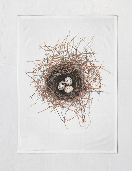 Birds Nest Tea towel