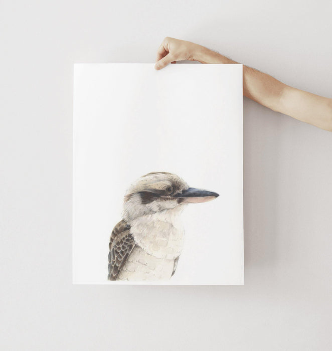 Kookaburra Art Print - the wild woods