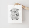 Koala Art Print - the wild woods