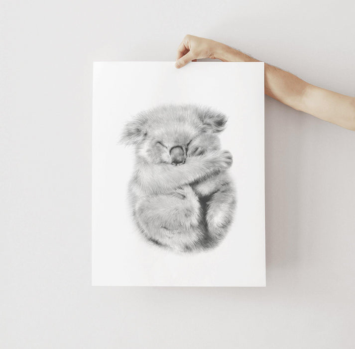 Koala Art Print  Australian Animal Wall Art Prints– the wild woods