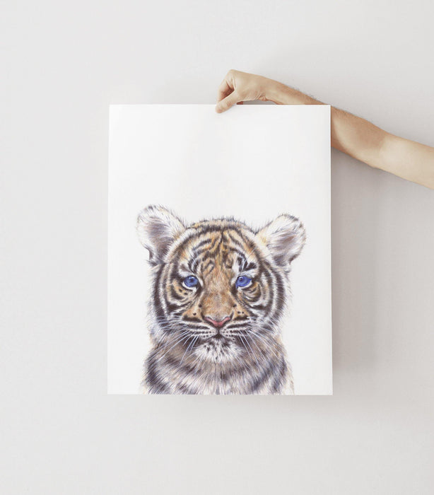Tiger Art  Print - the wild woods