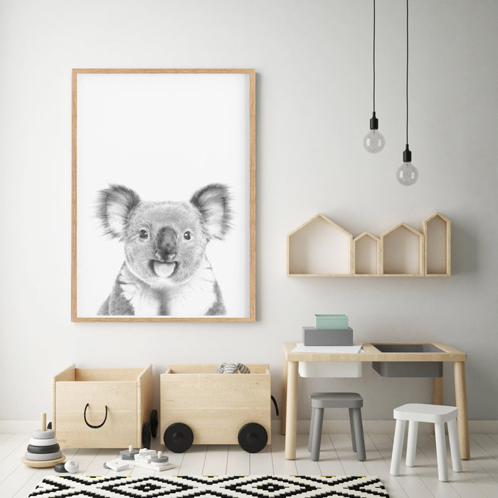 Koala Art Print– the wild woods