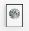 Full Moon Art Print - the wild woods