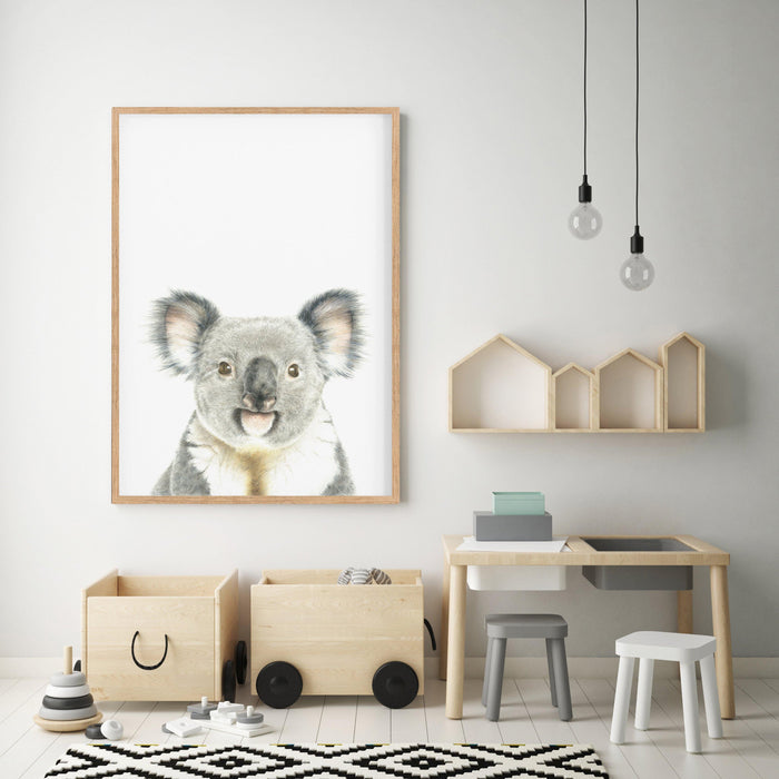 Koala Bear Art Print - the wild woods