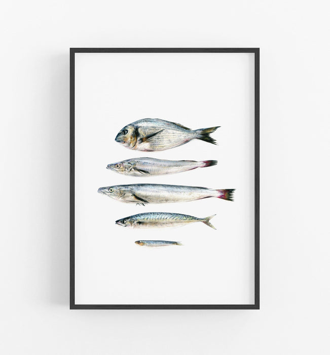 Fish Art Print - the wild woods