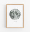 Full Moon Art Print - the wild woods