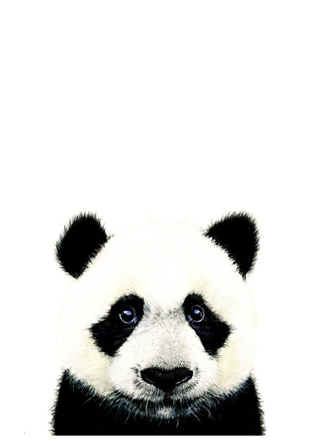 Panda Art Print - the wild woods