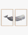 Whale Prints - Set of 2 - the wild woods