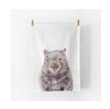 Wombat Tea Towel - the wild woods